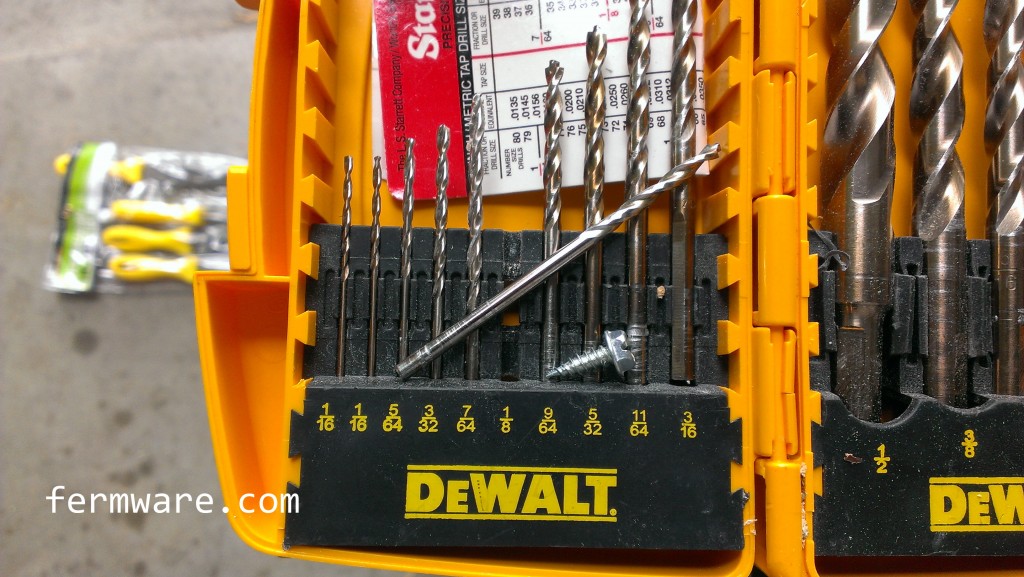 pre-drill for sheet metal screws